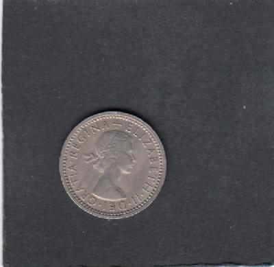 Beschrijving: 6 Pence  ELIZABETH II  